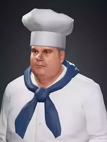 Rigged Blender Man-M 3D Model 3D model
