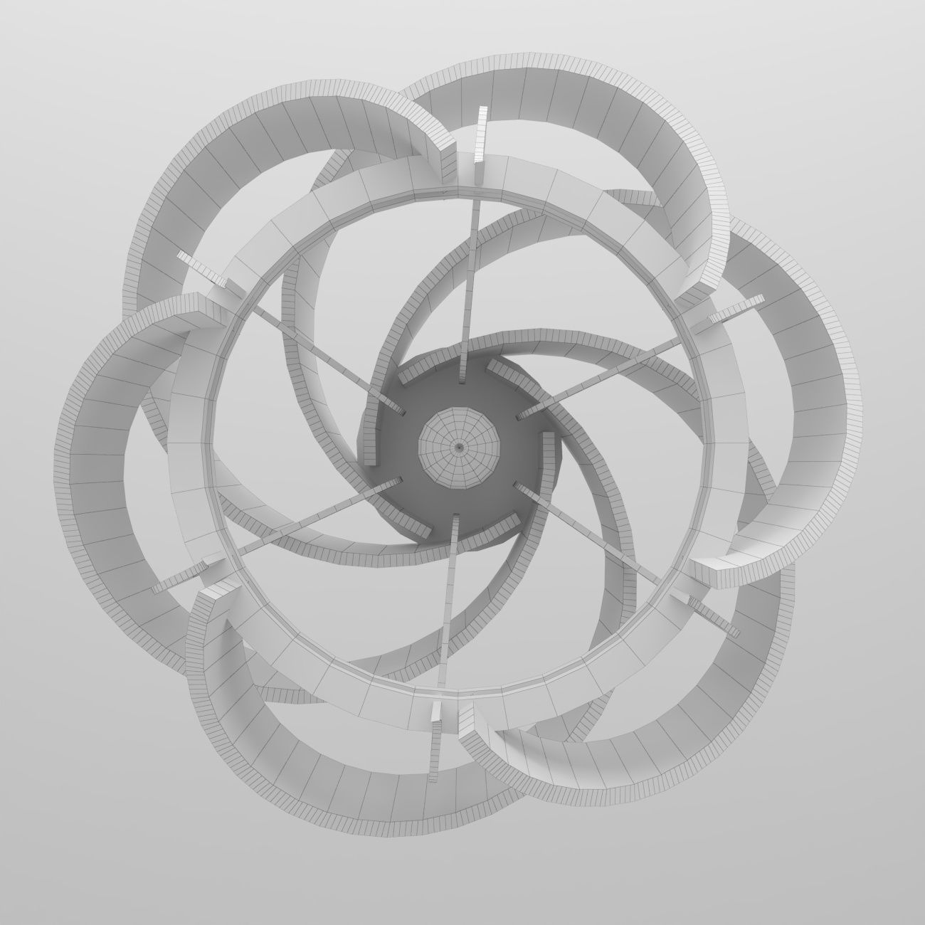 Wooden Lamp Shade 3D model_10