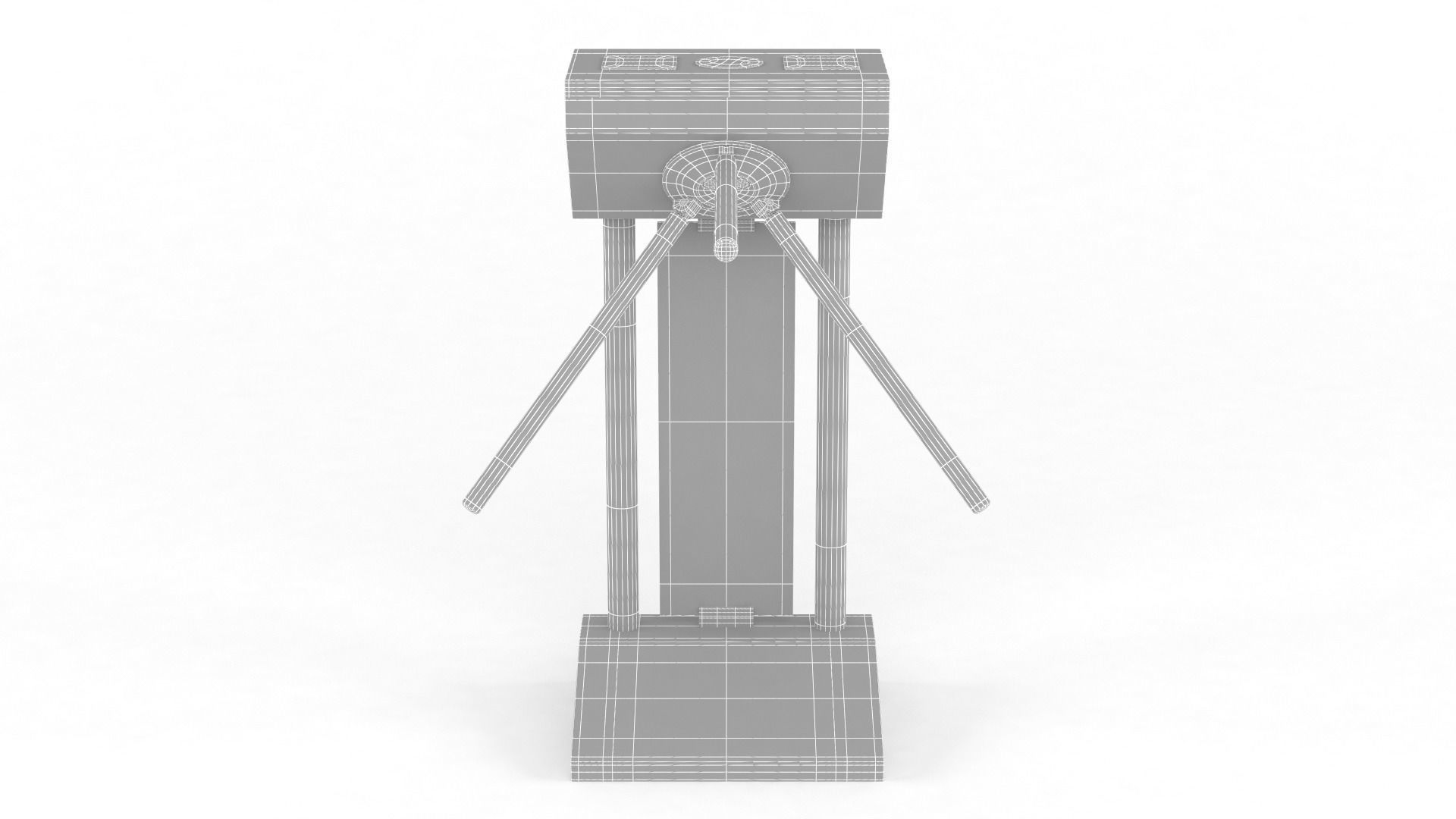 Turnstile Gate 3D model_7