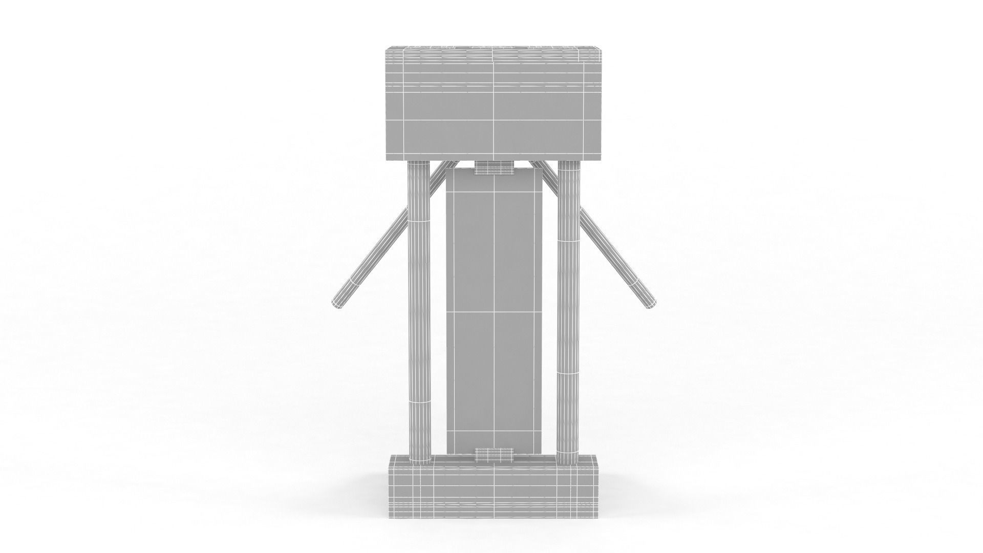 Turnstile Gate 3D model_10