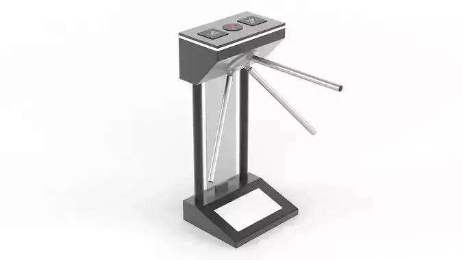 Turnstile Gate 3D model
