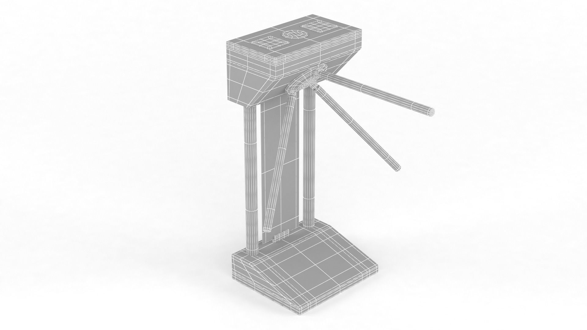 Turnstile Gate 3D model_6