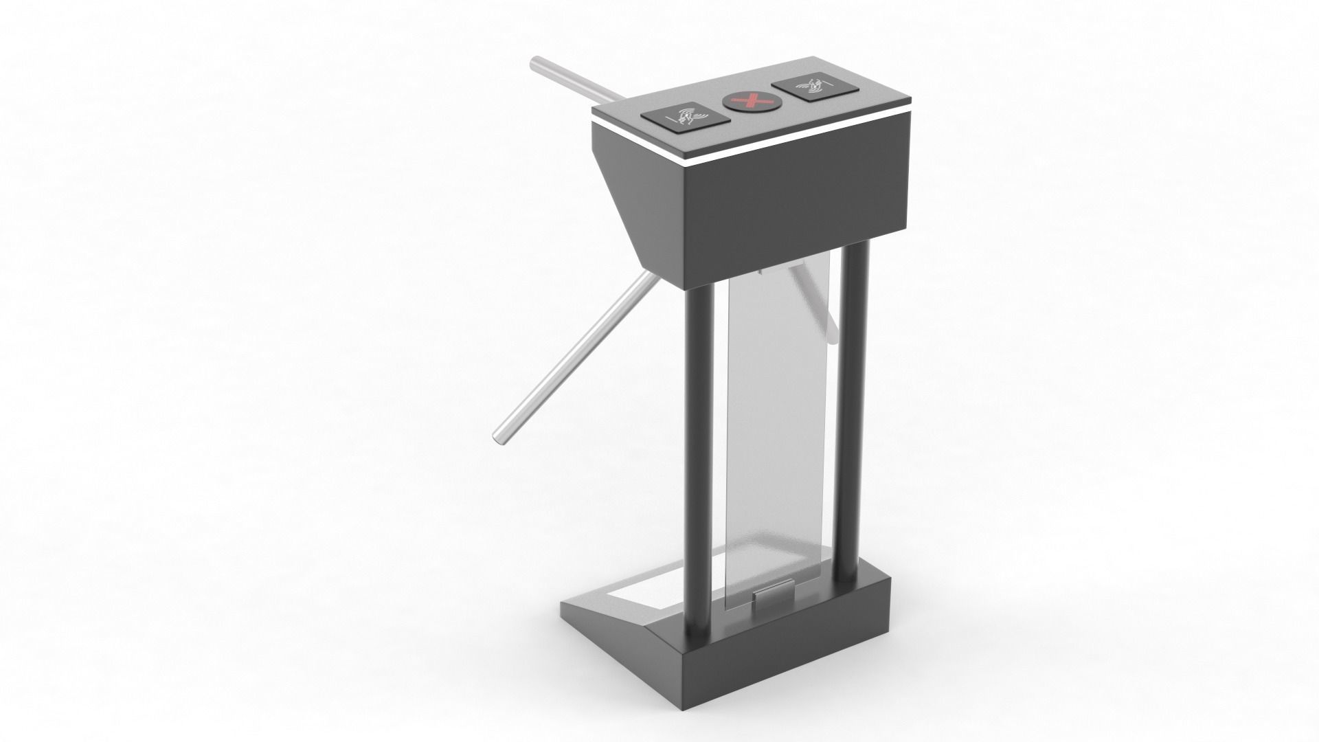 Turnstile Gate 3D model_3