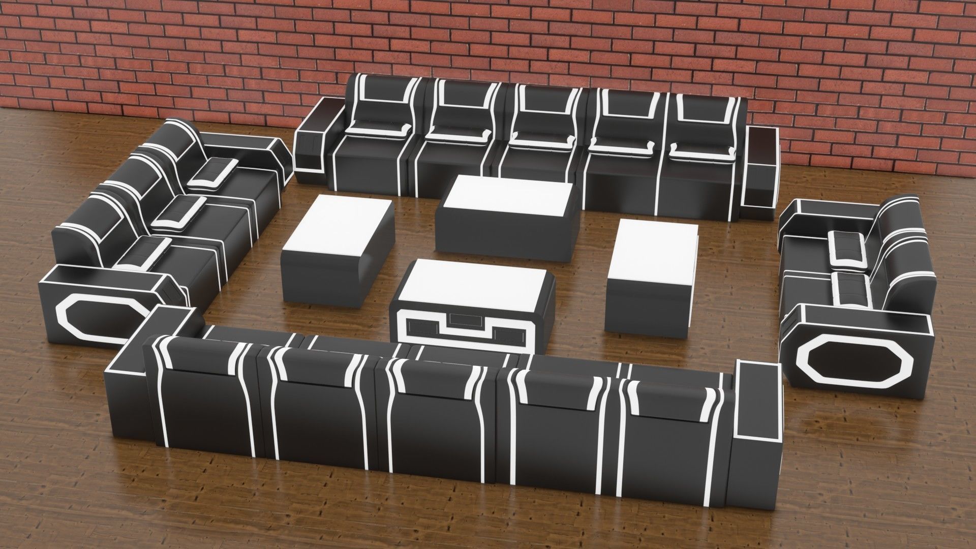 sofaset008 3D model_17