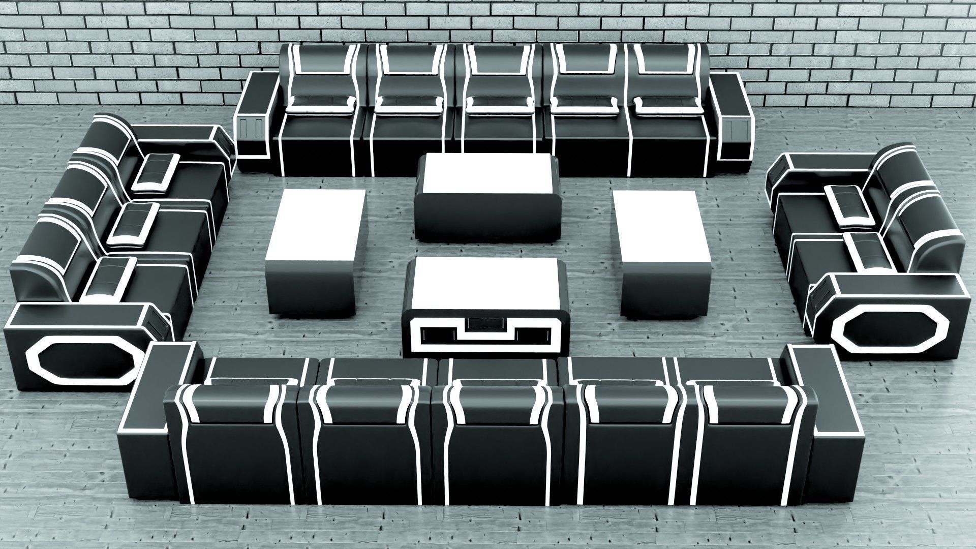 sofaset008 3D model_16