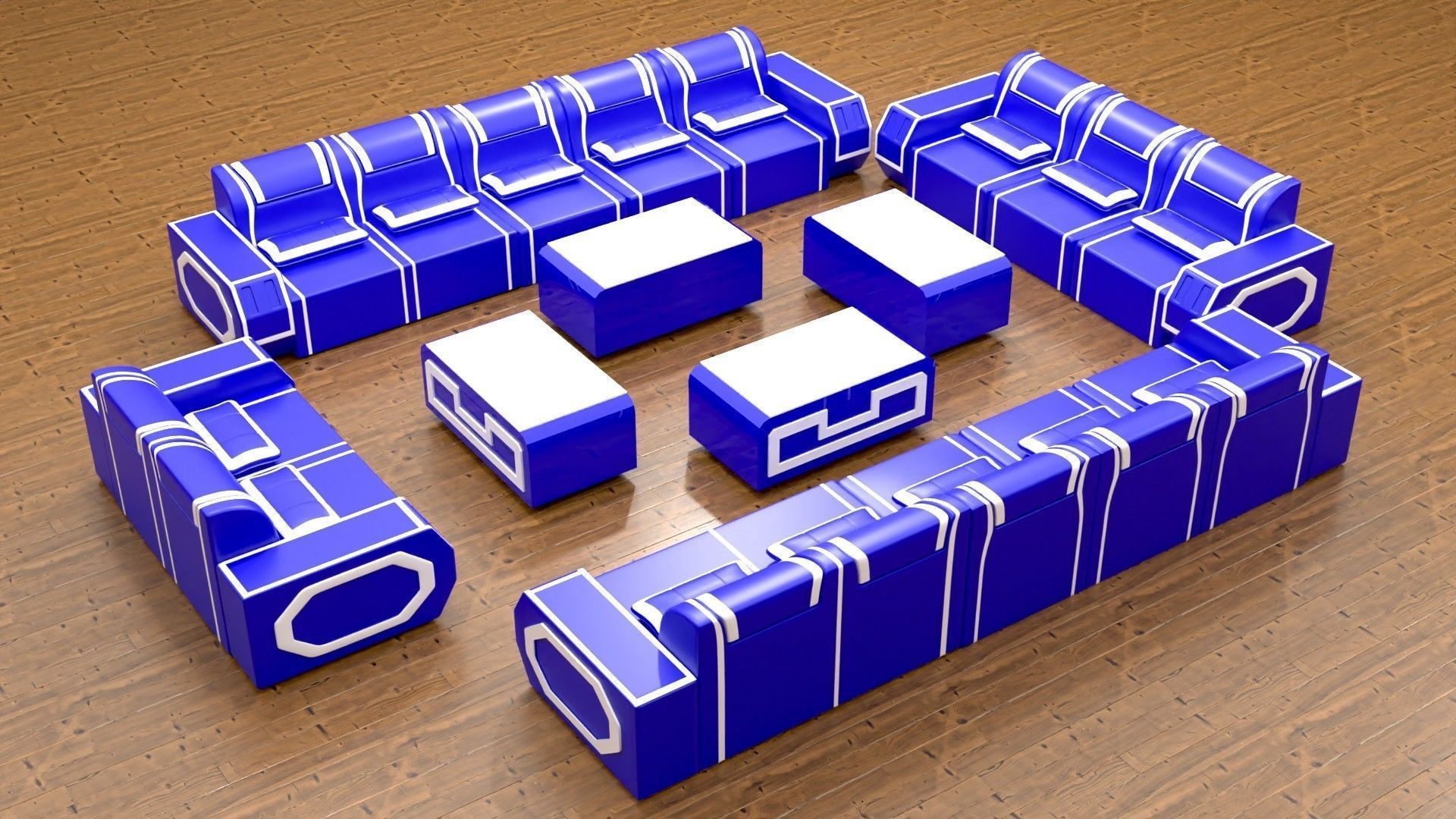 sofaset008 3D model_12