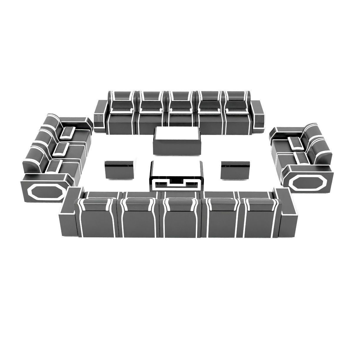 sofaset008 3D model_15