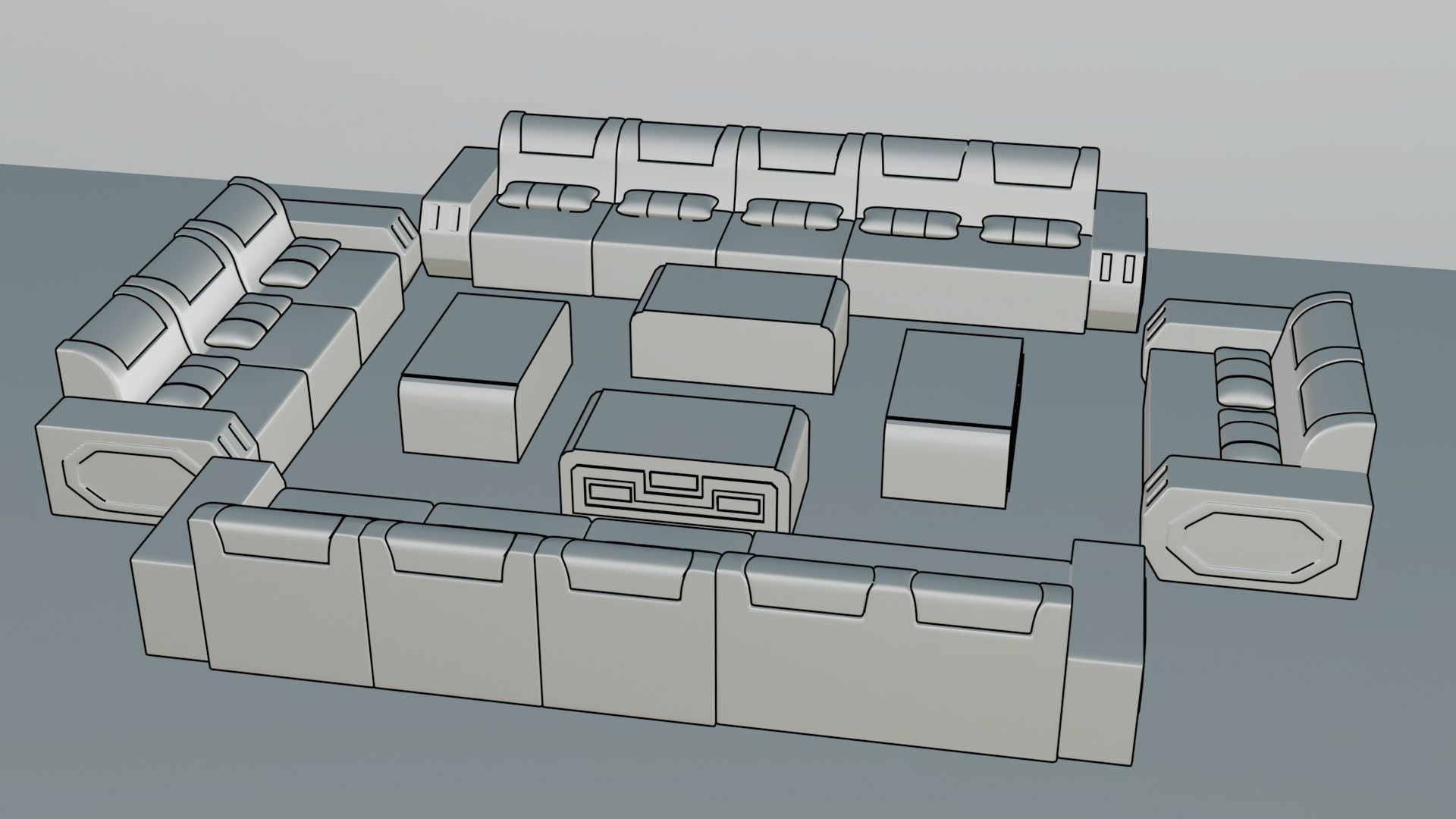 sofaset008 3D model_18