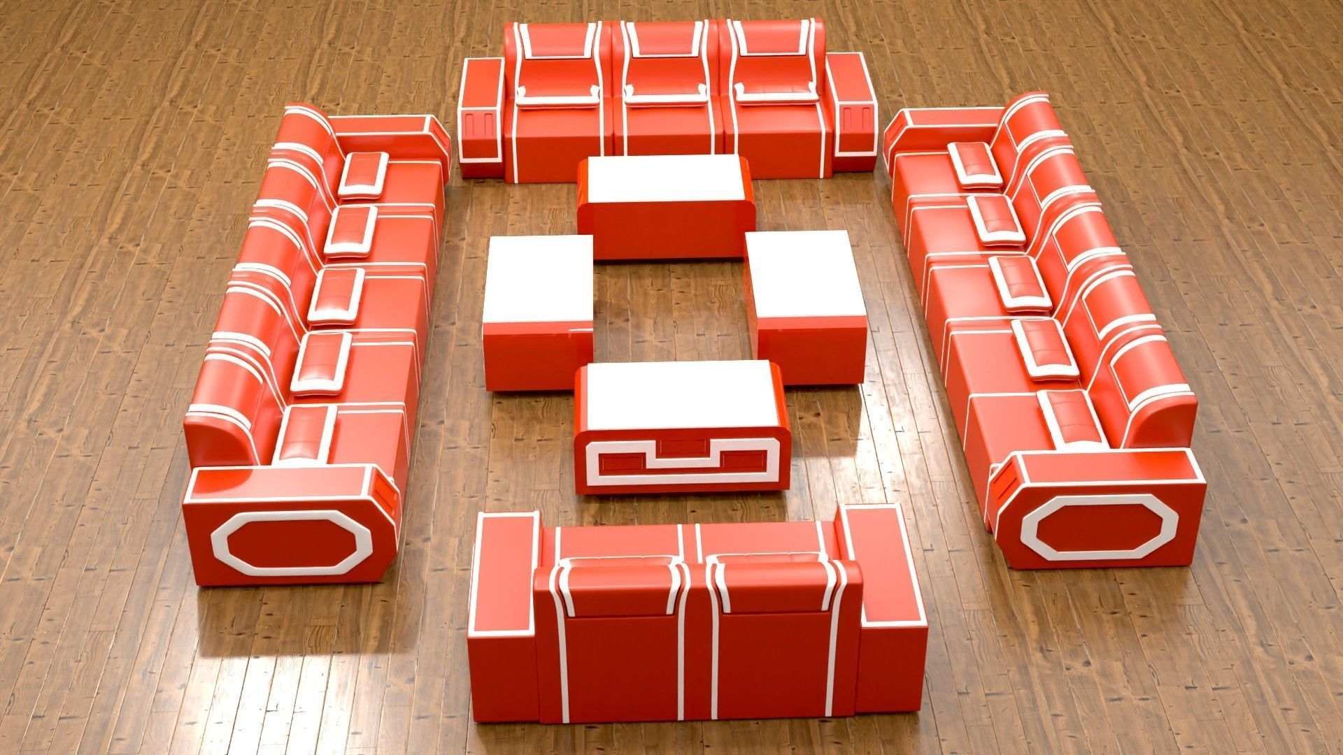 sofaset008 3D model_8