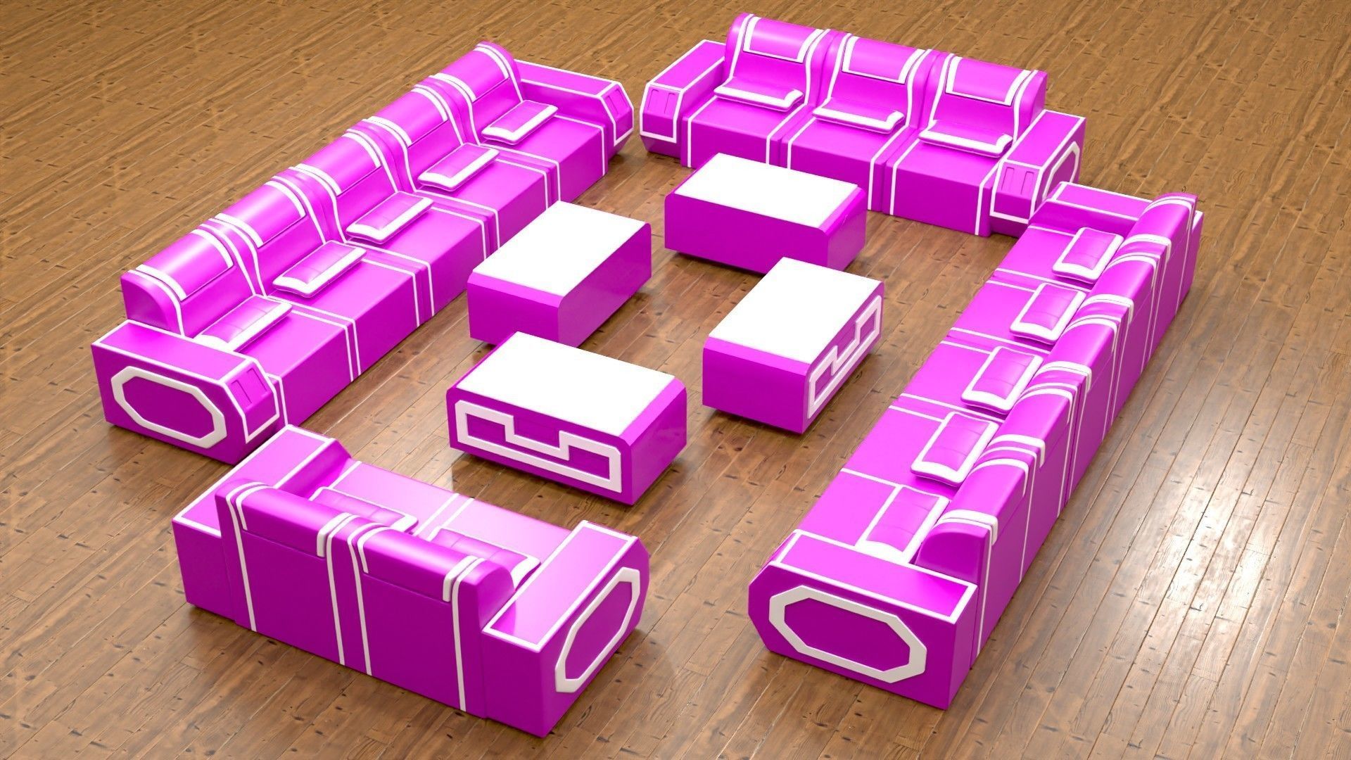 sofaset008 3D model_10