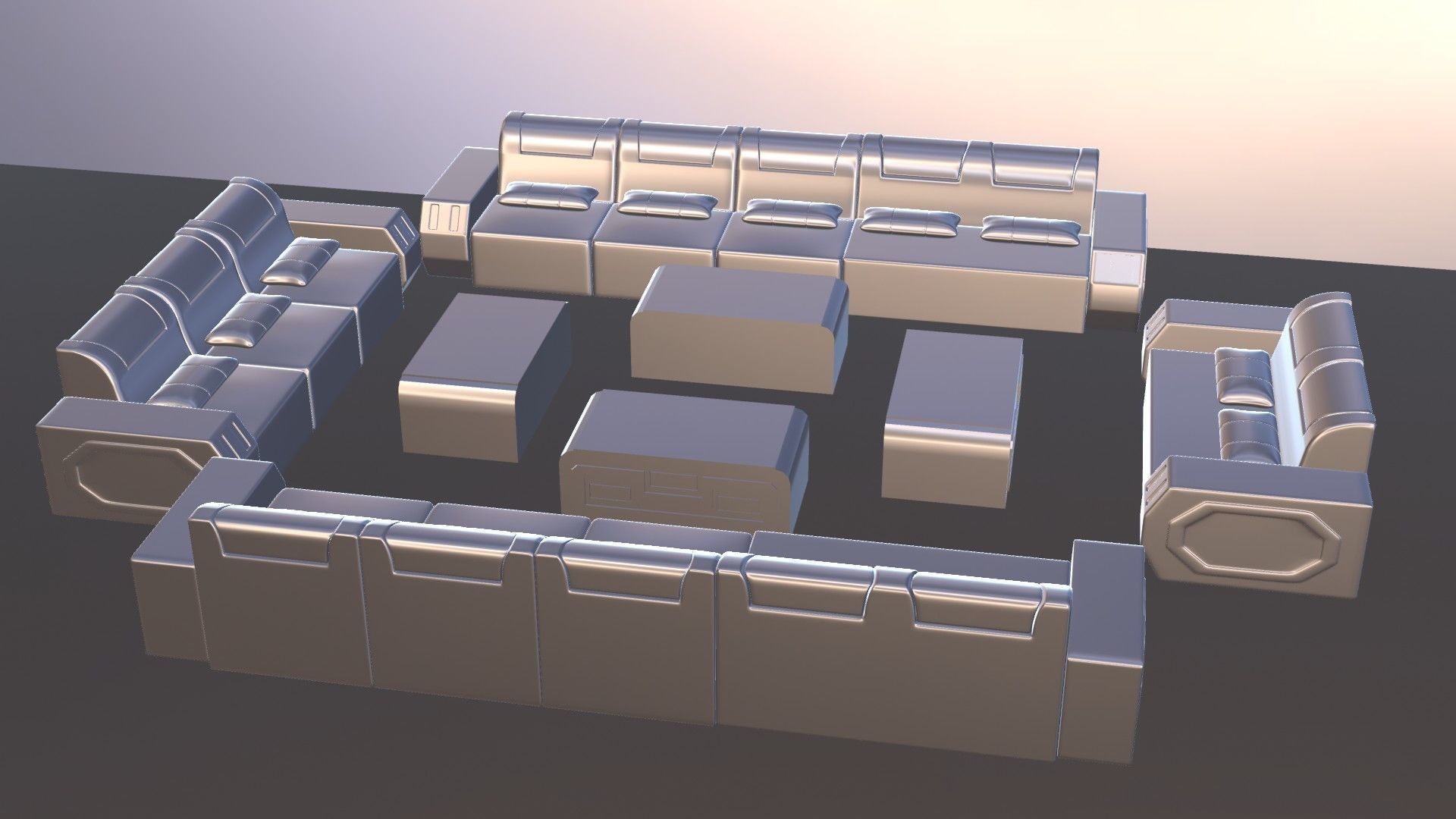 sofaset008 3D model_19