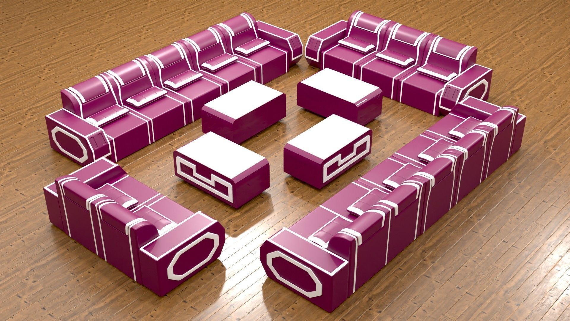 sofaset008 3D model_11