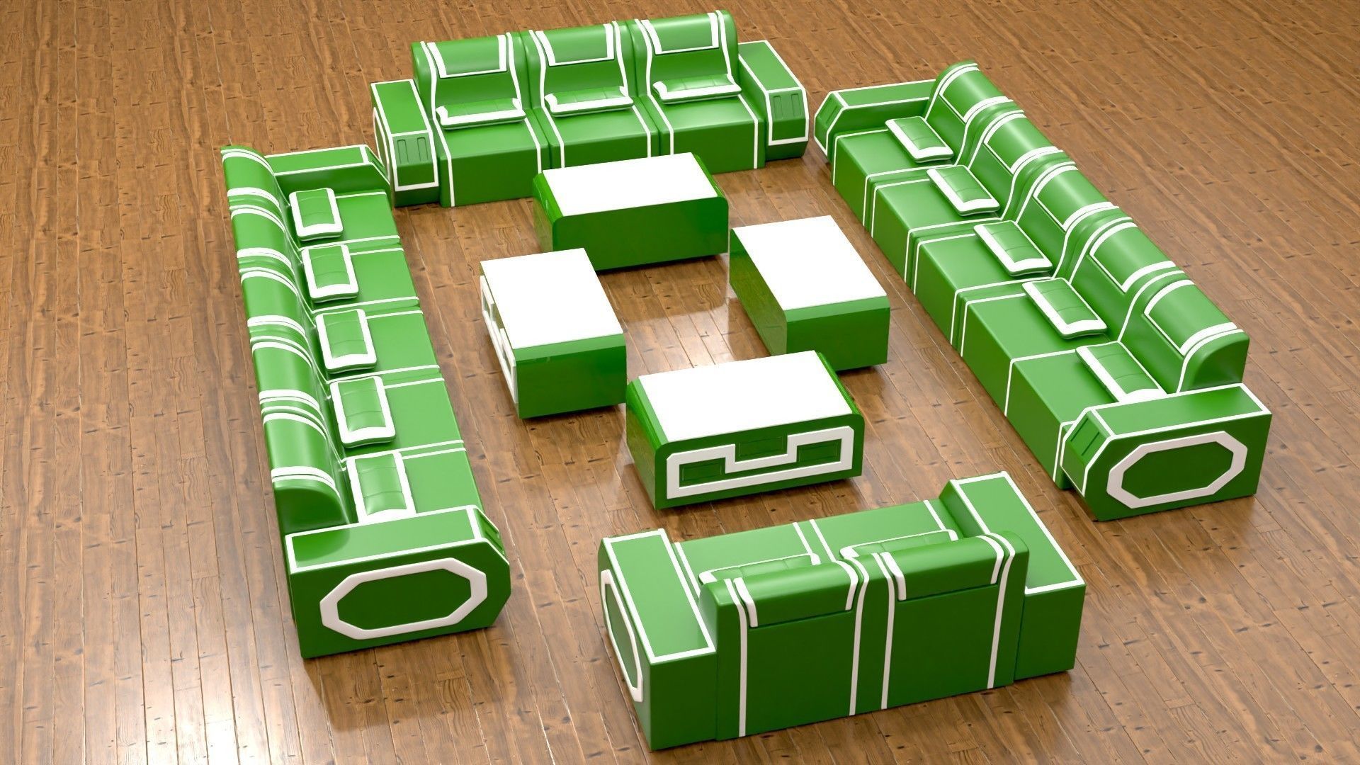 sofaset008 3D model_7