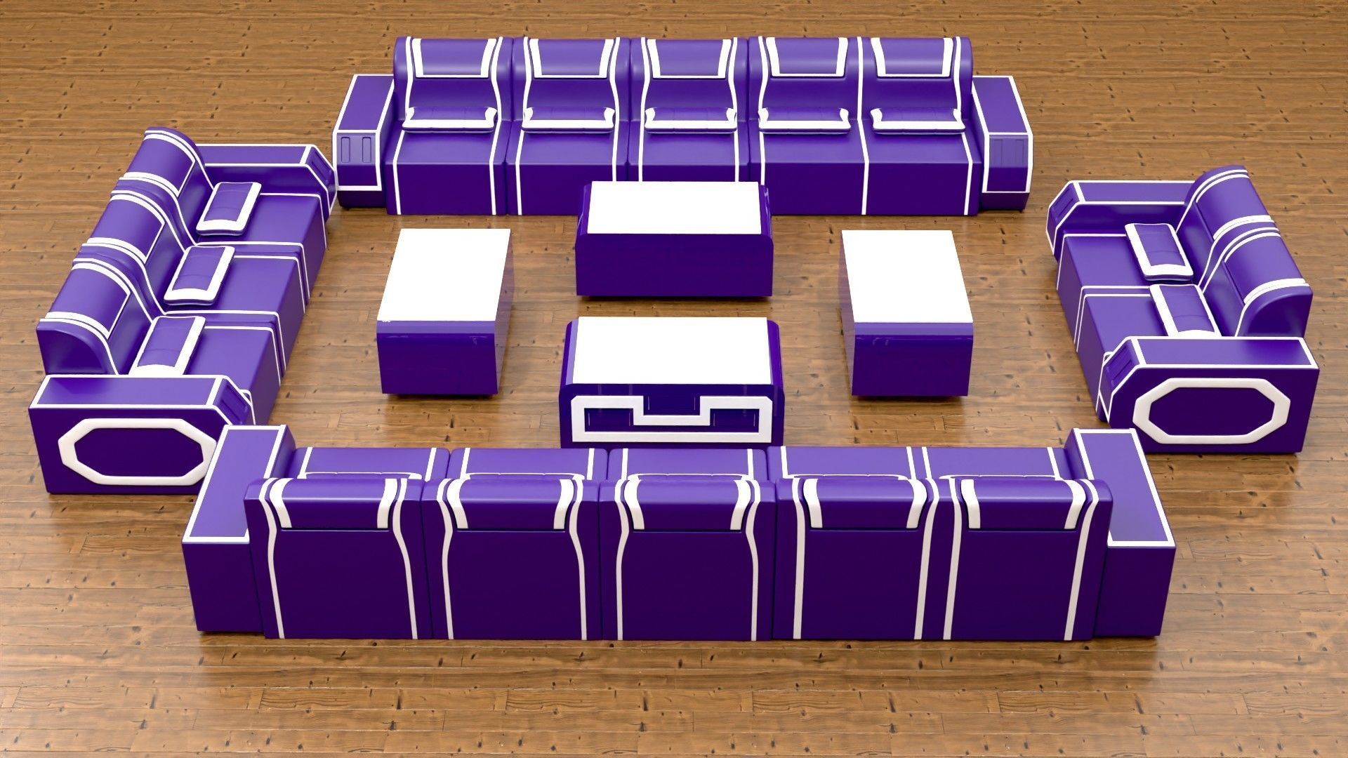 sofaset008 3D model_1