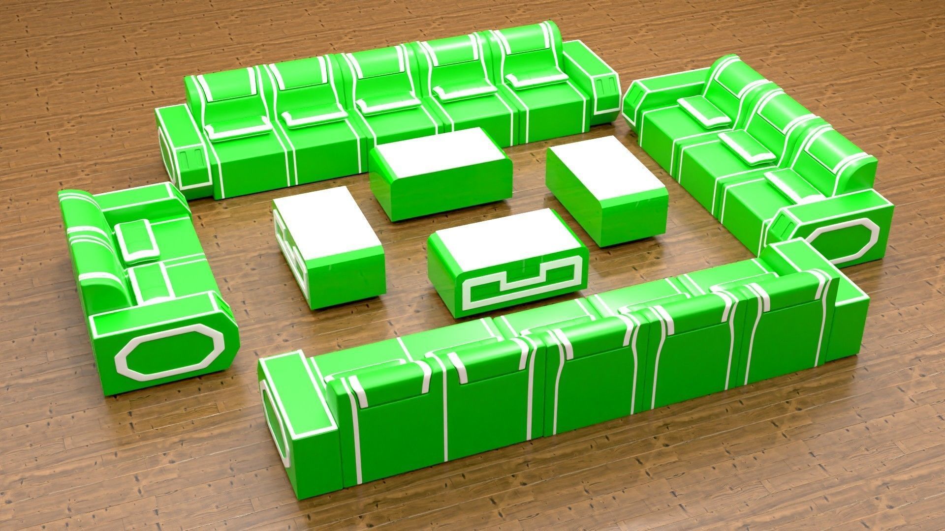 sofaset008 3D model_13