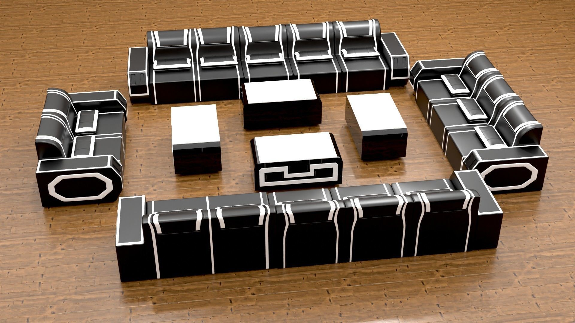 sofaset008 3D model_5