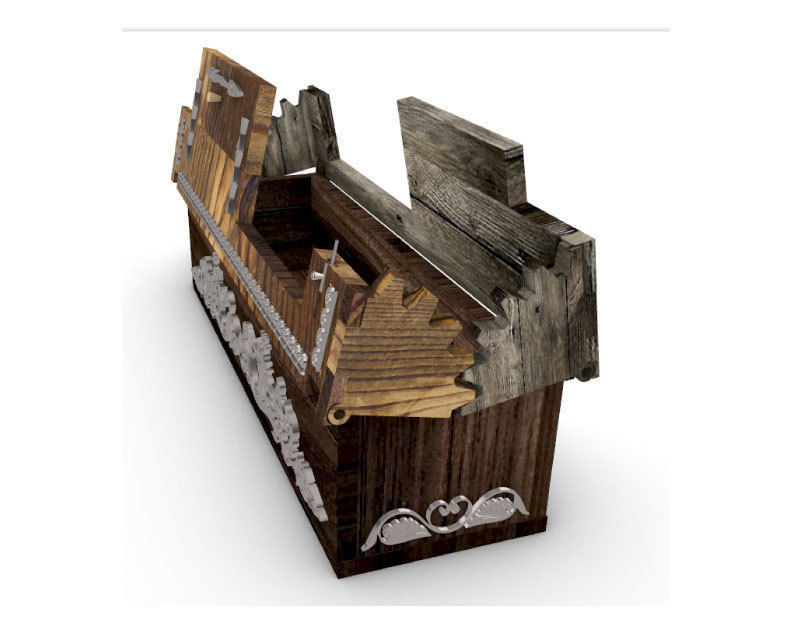 GEAR BOX FOR A LIQUOR BOTTLE 3D model_7