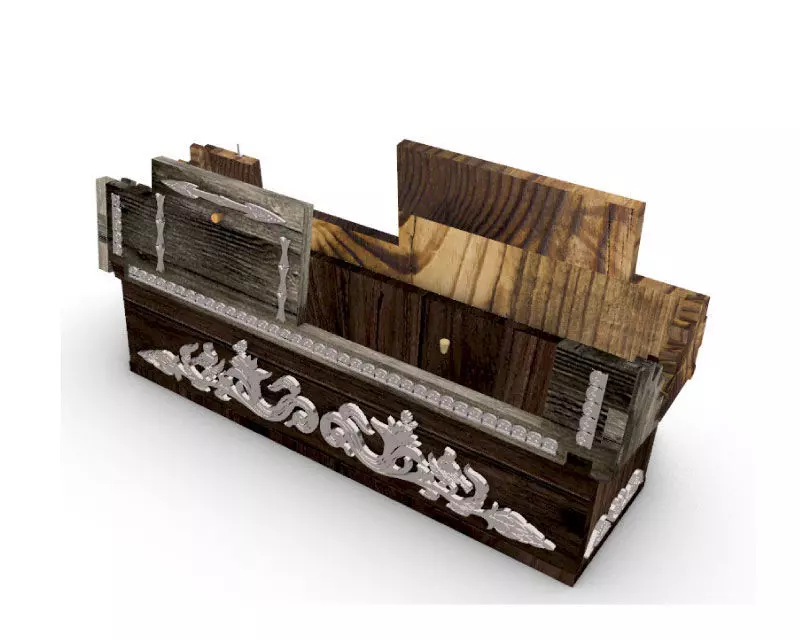 GEAR BOX FOR A LIQUOR BOTTLE 3D model_0