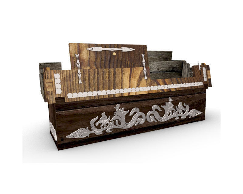 GEAR BOX FOR A LIQUOR BOTTLE 3D model_9