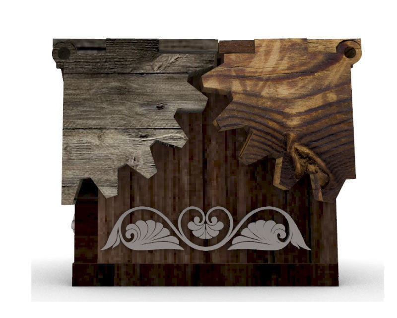 GEAR BOX FOR A LIQUOR BOTTLE 3D model_3