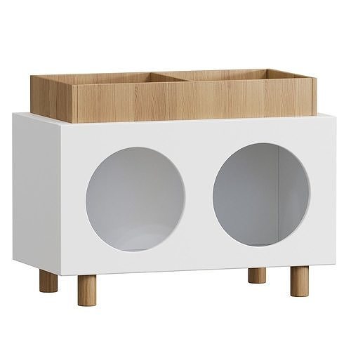 Stand for vinyl records Bolle 2 3D model