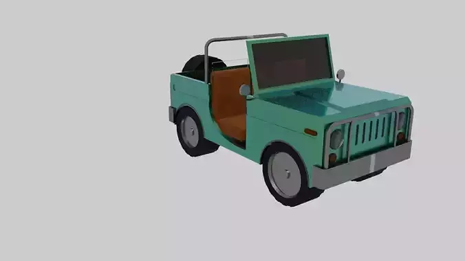 Jeep Low Poly