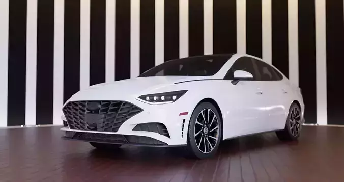 Hyundai Sonata Limited 2020 3D model