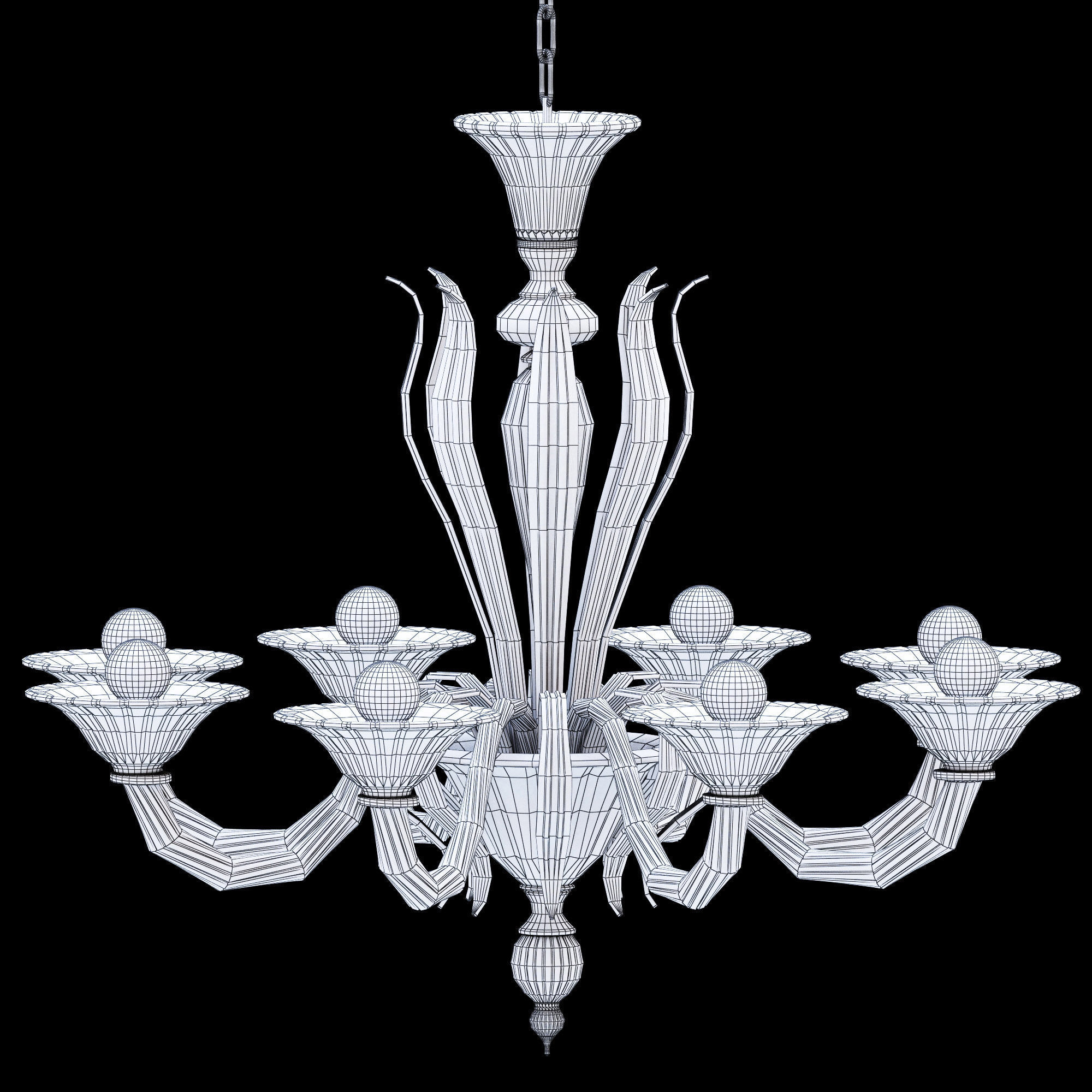 Bella Figura CL519 Celini Small Chandelier 3D model_5
