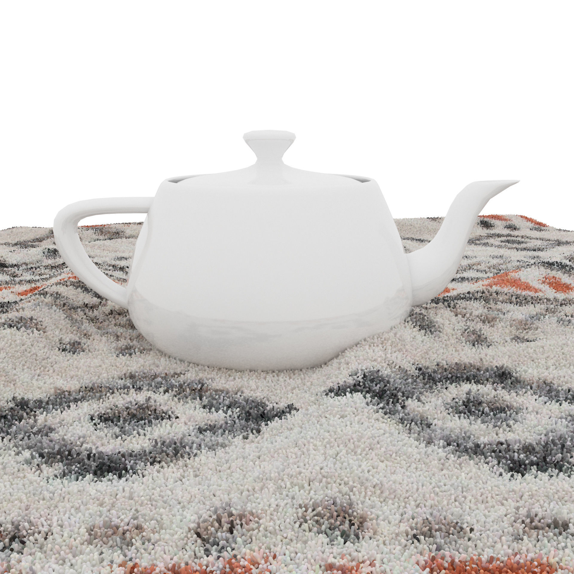 Rugs No 909 Low-poly 3D model_8