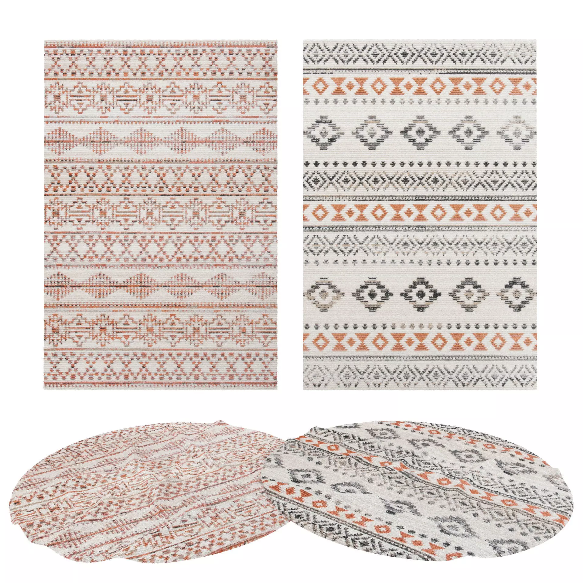 Rugs No 909 Low-poly 3D model_0