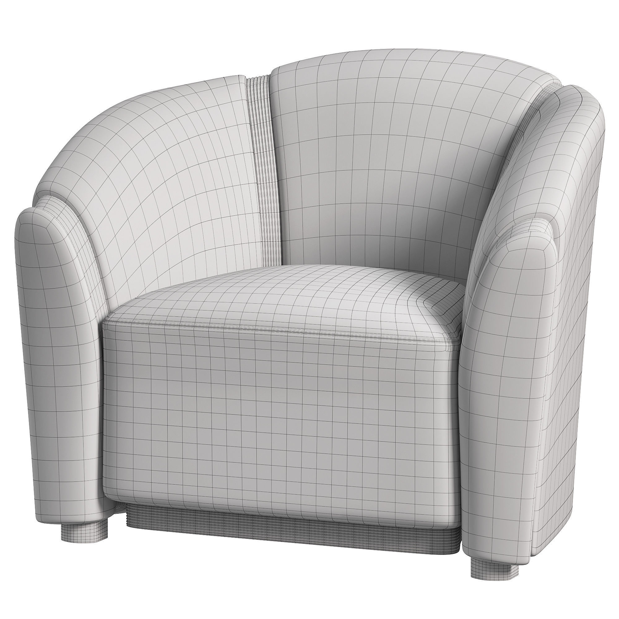 Etra Armchair by Elve Luxury 3D model_3