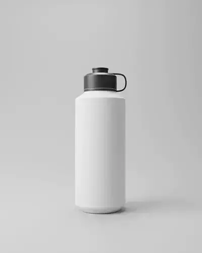 3d model of a drinking bottle