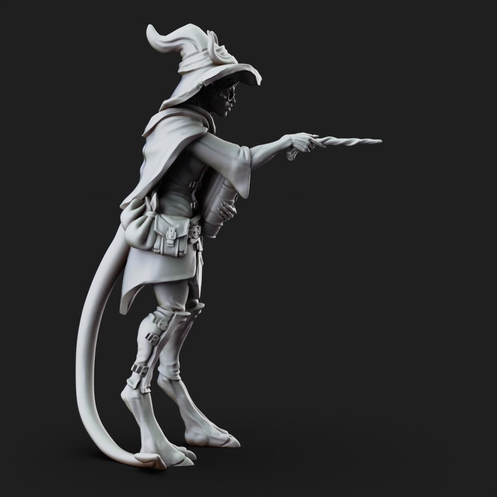 Teifling Apprentice- 3D Printable TTRPG - PRESUPPORTED - 32mm 3D print model_4