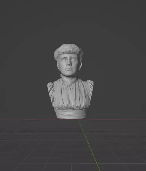 Edith Wharton 3D print model_0
