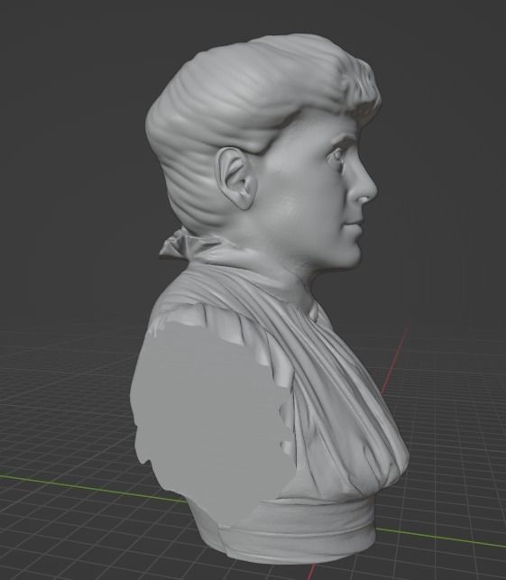 Edith Wharton 3D print model_11