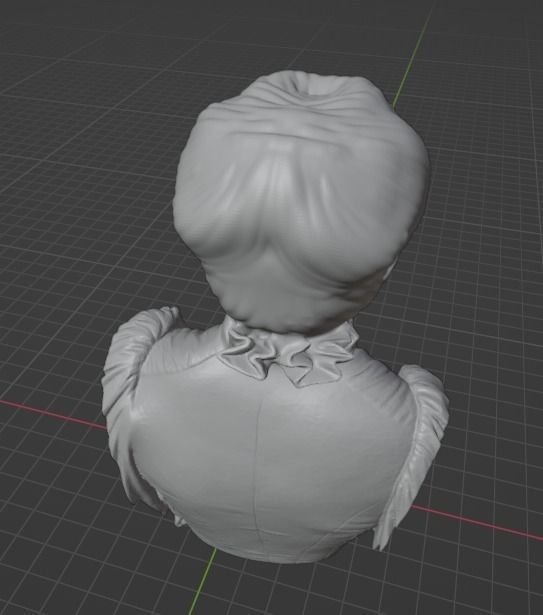 Edith Wharton 3D print model_4