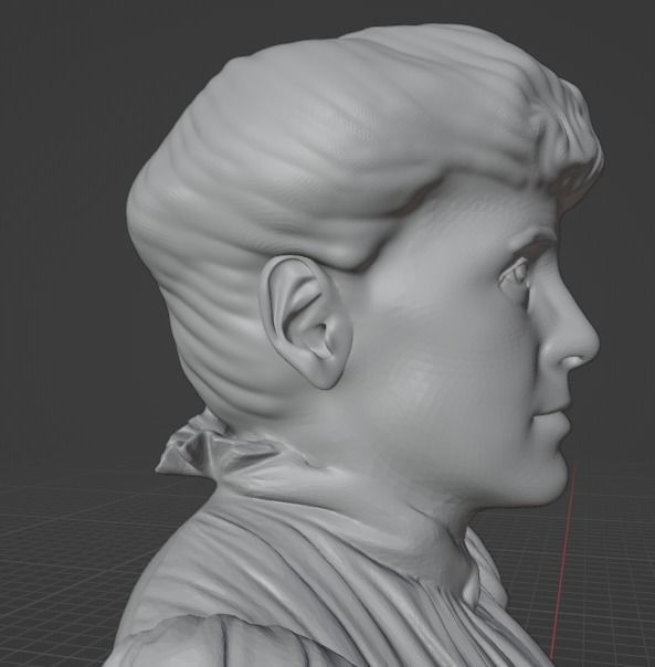 Edith Wharton 3D print model_20