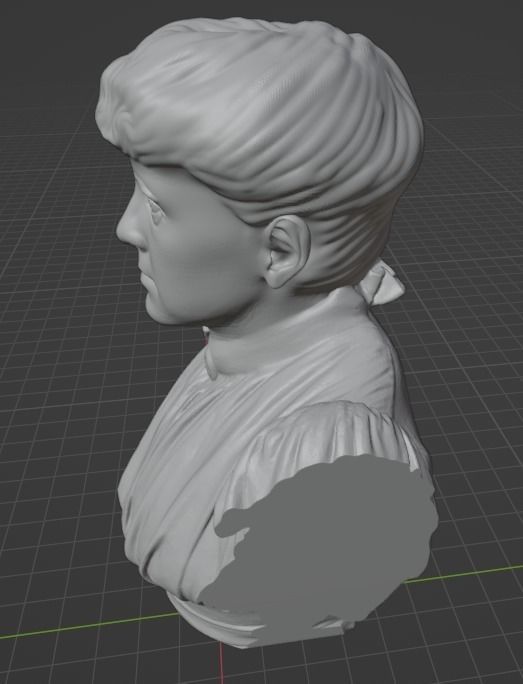 Edith Wharton 3D print model_6
