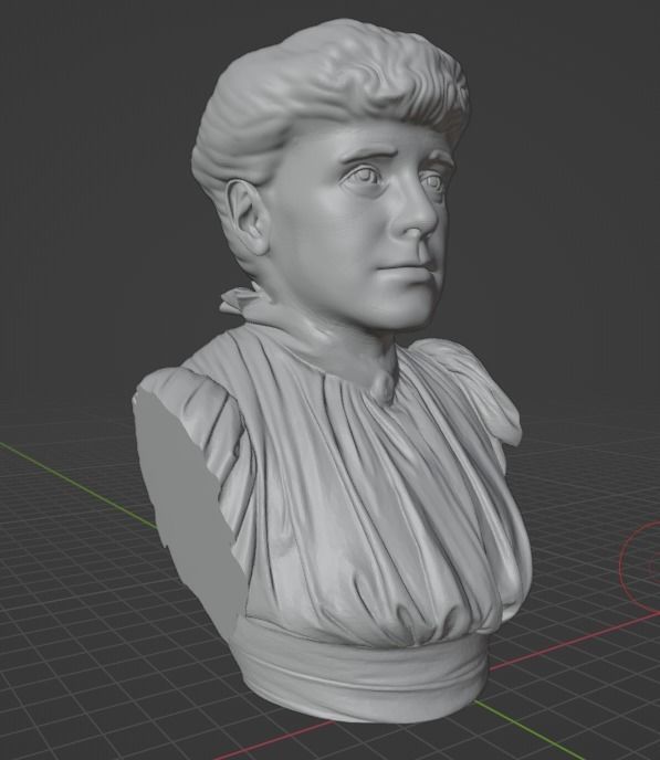 Edith Wharton 3D print model_17