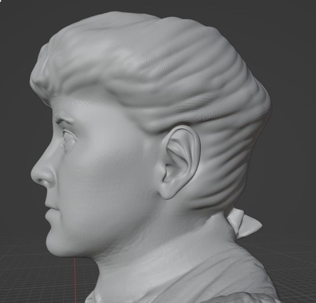 Edith Wharton 3D print model_15