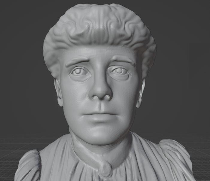 Edith Wharton 3D print model_9