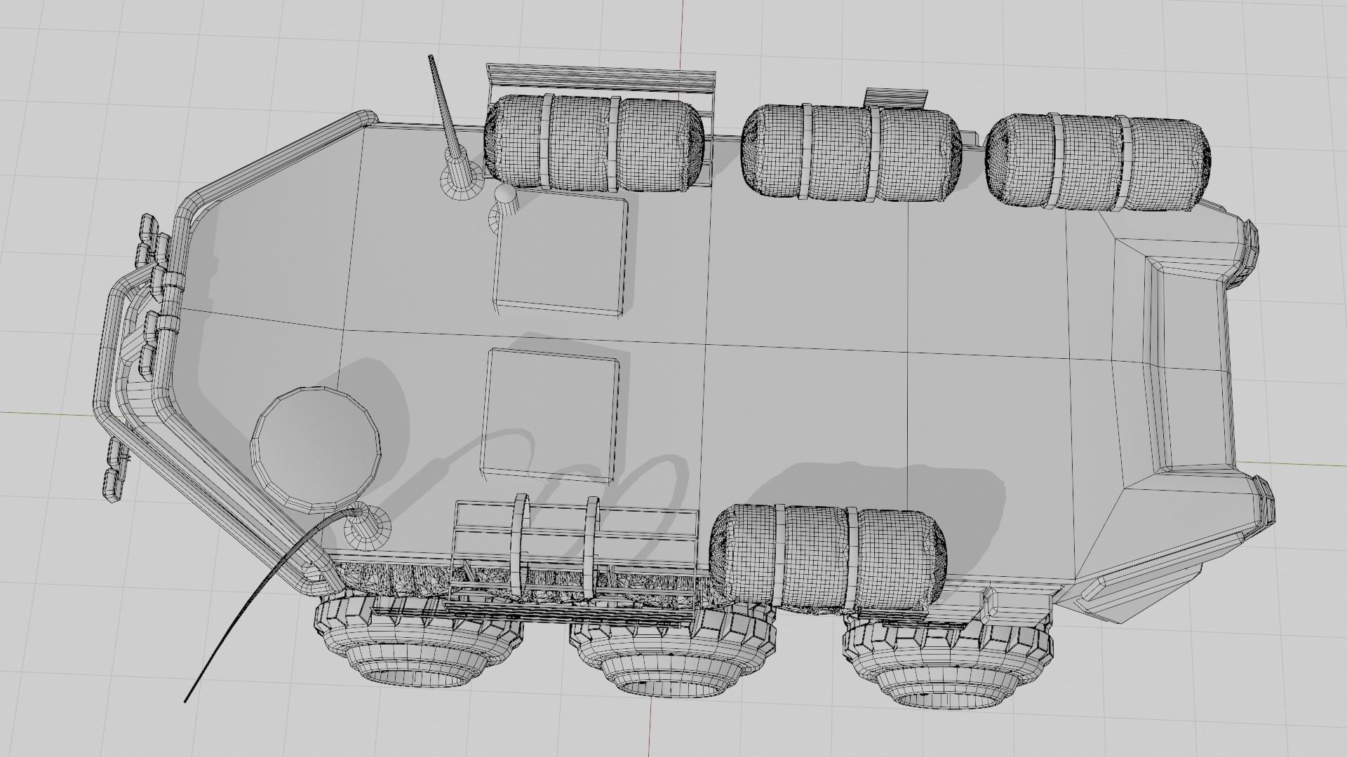 military or Mars Rover with pbr textures Low-poly 3D model_5