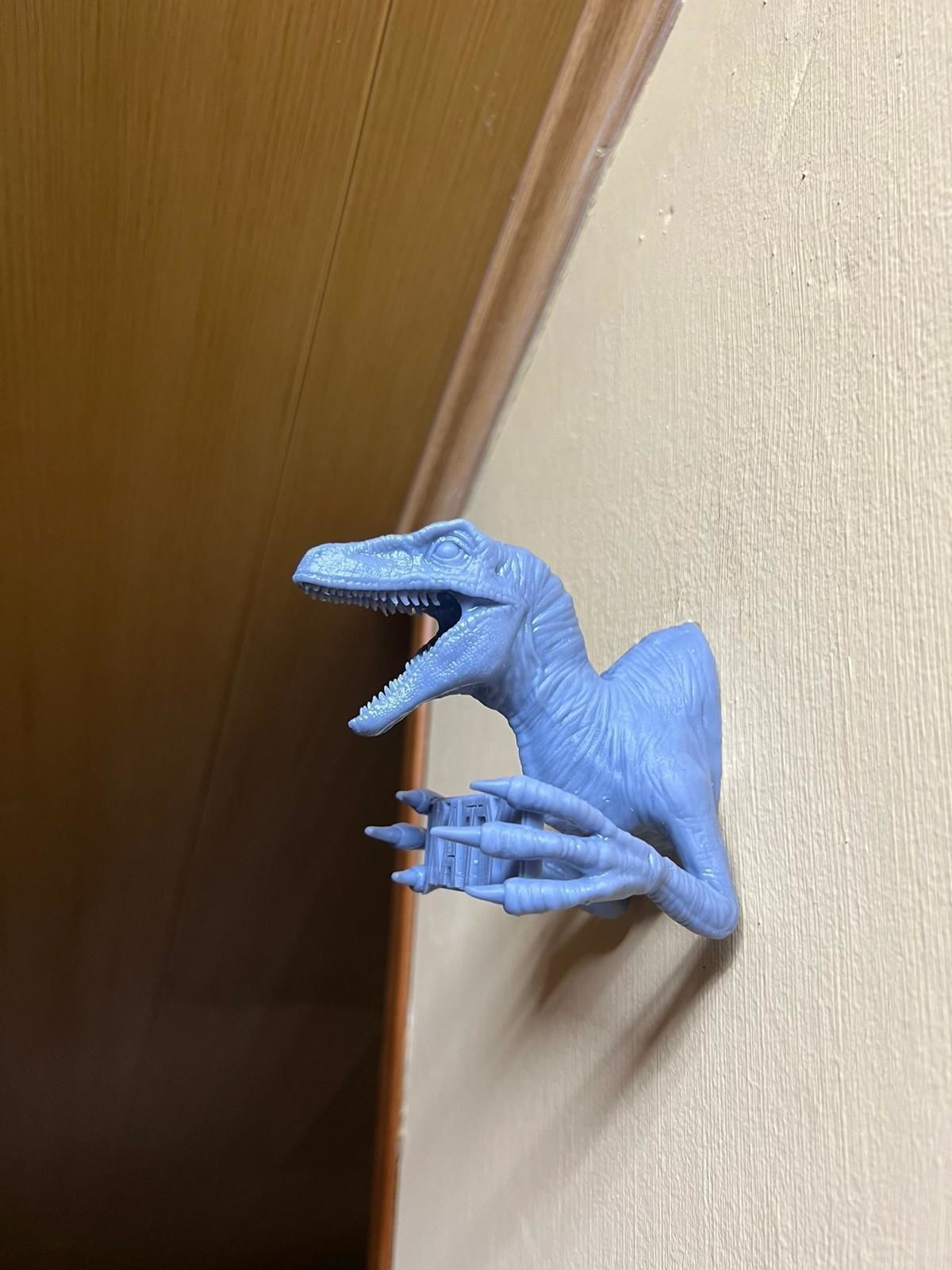 Velociraptor bust 3D print model_6