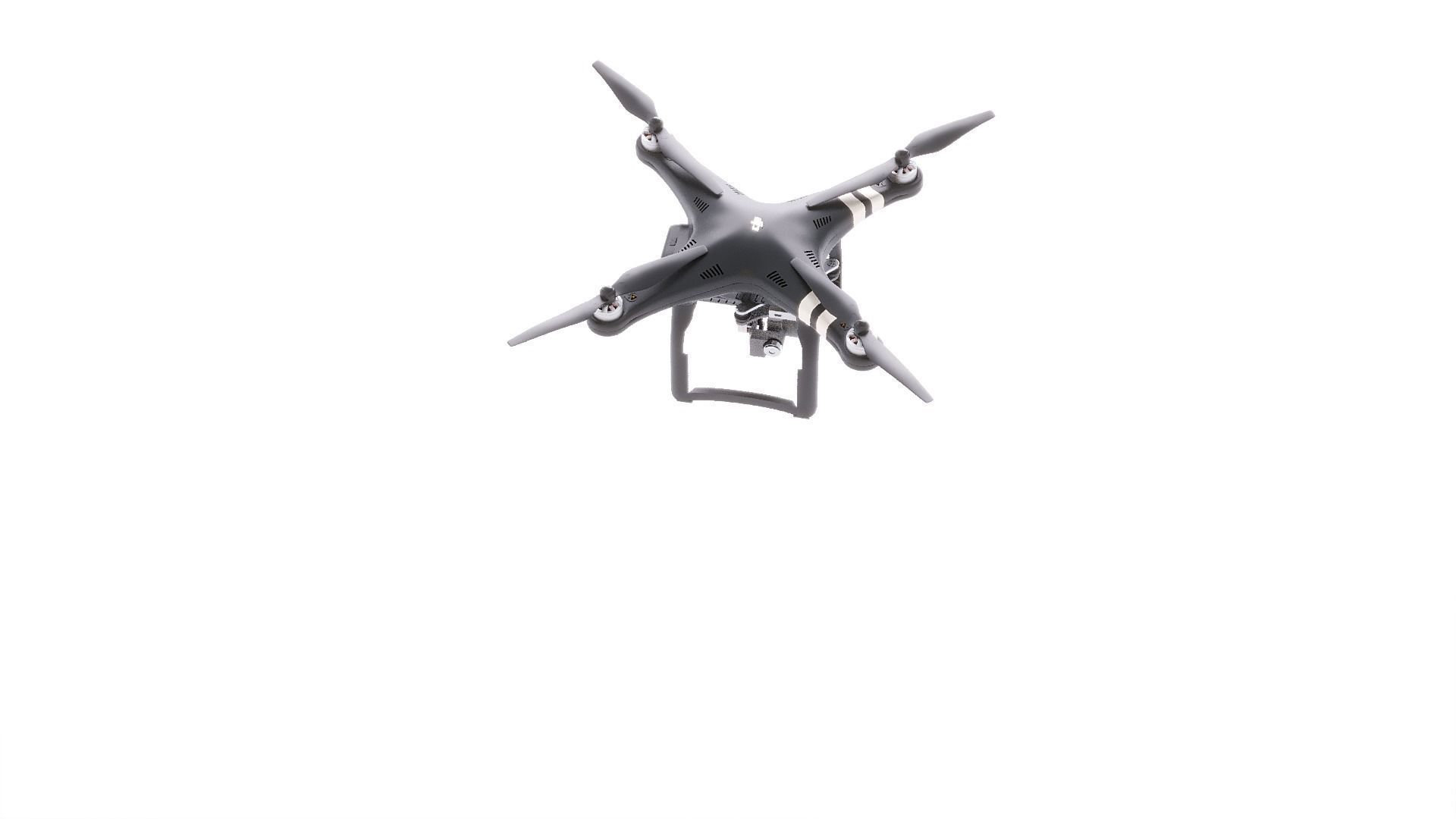 DJI Professional Phantom 3 Quadcopter Drone 3D Model 3D model_22