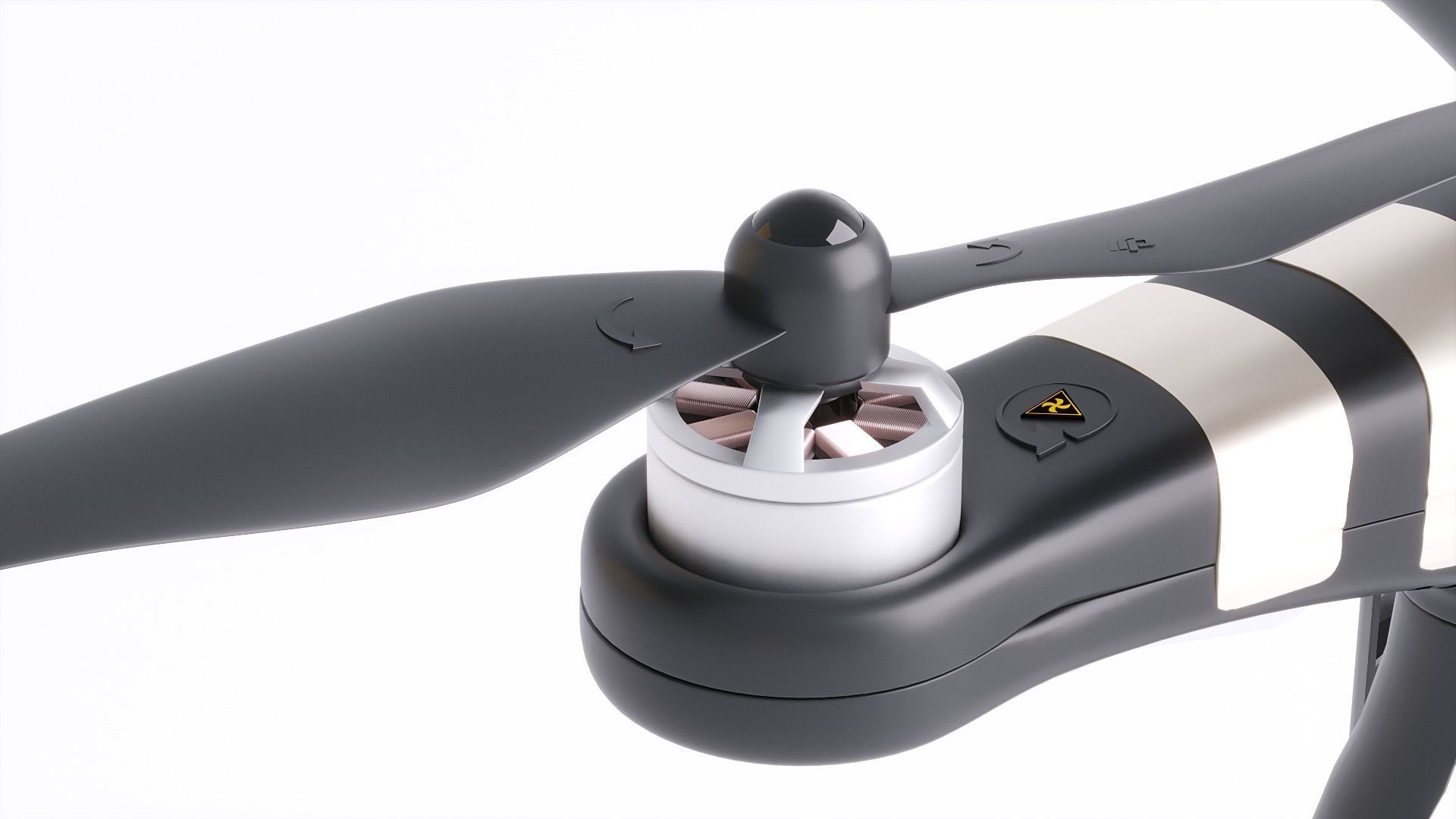 DJI Professional Phantom 3 Quadcopter Drone 3D Model 3D model_27