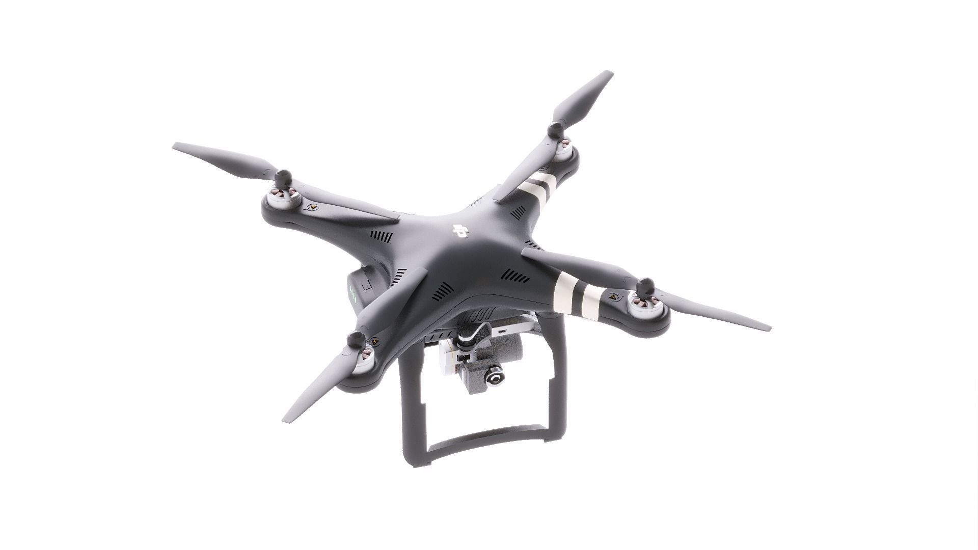 DJI Professional Phantom 3 Quadcopter Drone 3D Model 3D model_1