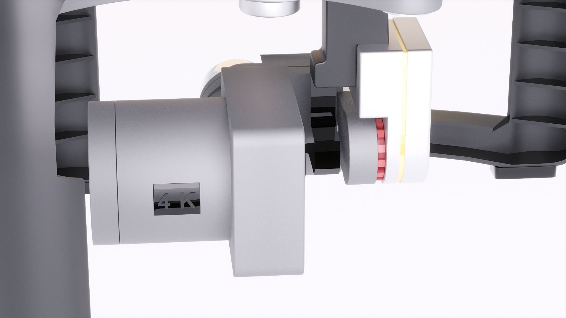 DJI Professional Phantom 3 Quadcopter Drone 3D Model 3D model_29