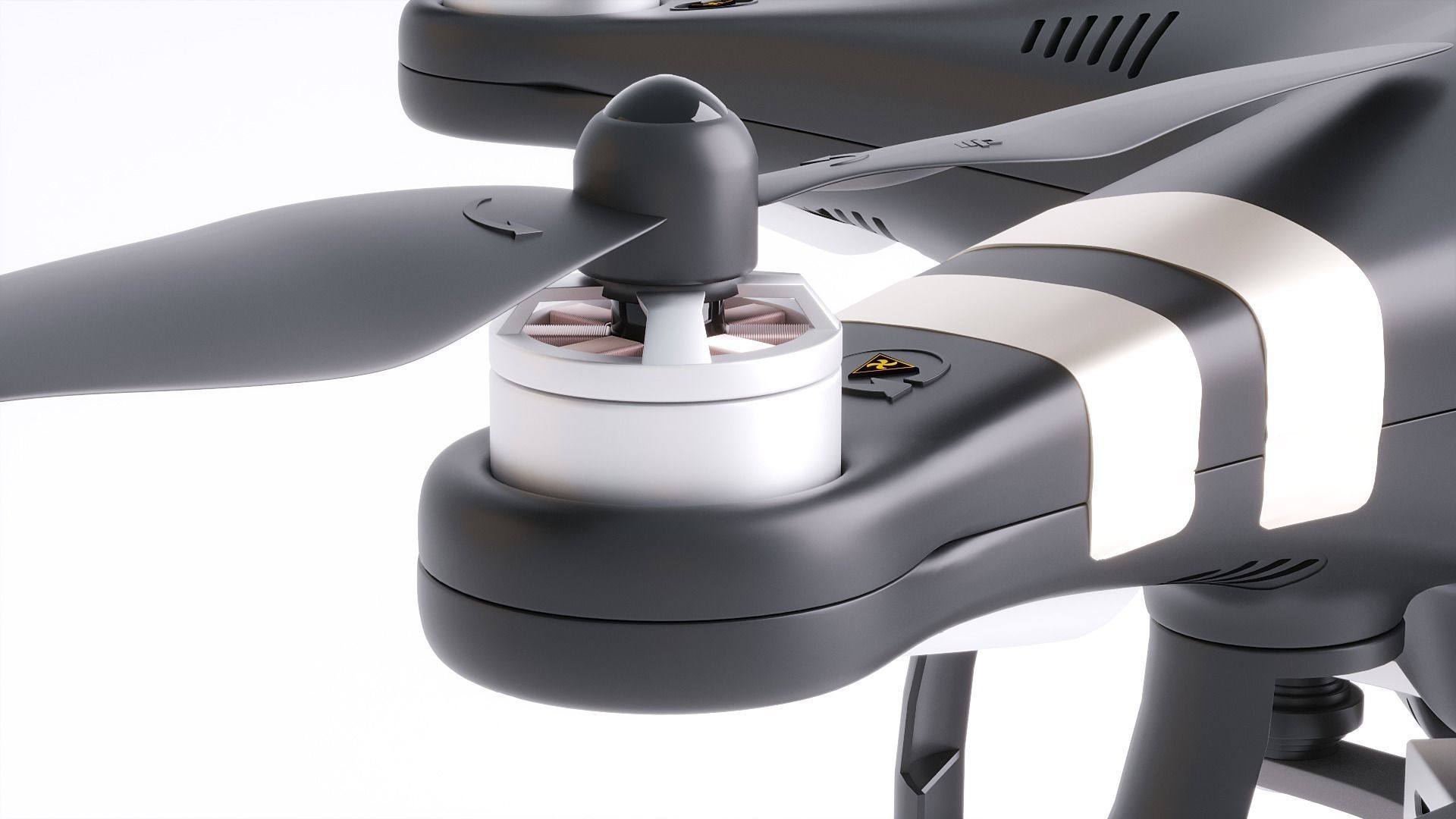 DJI Professional Phantom 3 Quadcopter Drone 3D Model 3D model_18