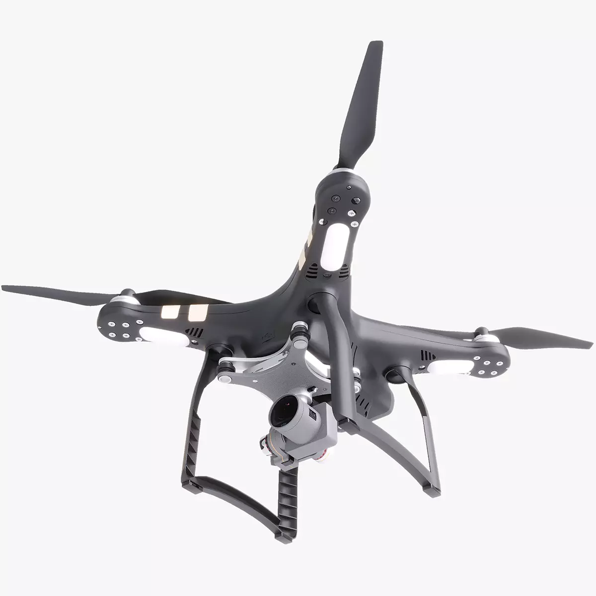 DJI Professional Phantom 3 Quadcopter Drone 3D Model 3D model_0