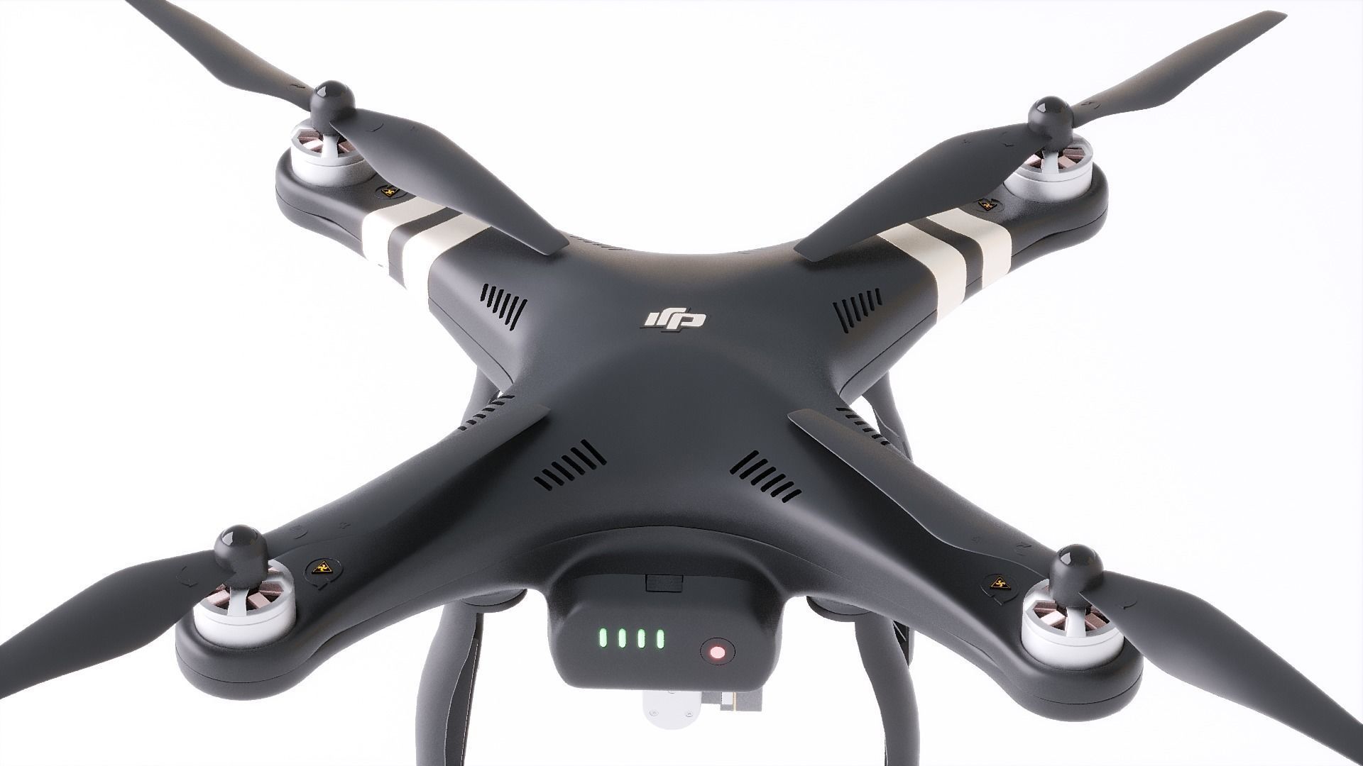 DJI Professional Phantom 3 Quadcopter Drone 3D Model 3D model_23